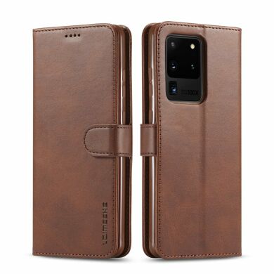 Чехол LC.IMEEKE Wallet Case для Samsung Galaxy S20 Ultra (G988) - Coffee