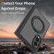 Чохол-накладка Deexe Matte Skin Kickstand with MagSafe (FF) для Samsung Galaxy Fold 8 - Black