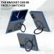 Чохол-накладка Deexe Matte Skin Kickstand with MagSafe (FF) для Samsung Galaxy Fold 8 - Black