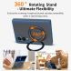 Чохол-накладка Deexe Matte Skin Kickstand with MagSafe (FF) для Samsung Galaxy Fold 8 - Black