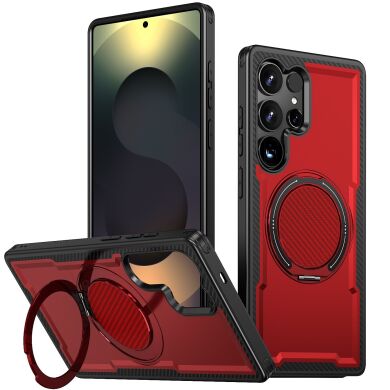 Чохол з кільцем-підставкою Reframe Grip MagSafe для Samsung Galaxy S24 Ultra (S928) - Red