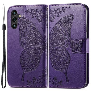 Чехол UniCase Butterfly Pattern для Samsung Galaxy A24 (A245) - Purple