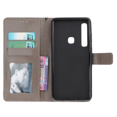 Чехол UniCase Leaf Wallet для Samsung Galaxy A9 2018 (A920) - Grey