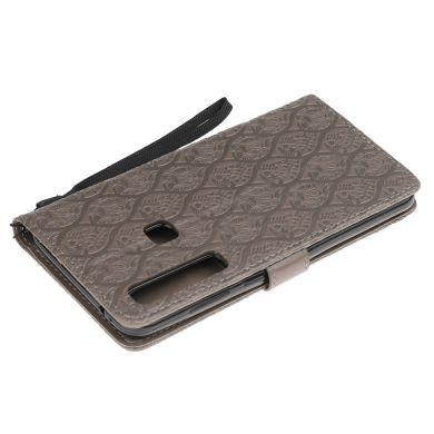 Чехол UniCase Leaf Wallet для Samsung Galaxy A9 2018 (A920) - Grey