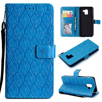 Чохол UniCase Leaf Wallet для Samsung Galaxy J6 2018 (J600) - Baby Blue
