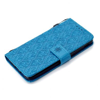 Чохол UniCase Leaf Wallet для Samsung Galaxy J6 2018 (J600) - Baby Blue