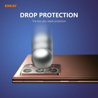 Комплект захисних стекол (2шт) на камеру ENKAY 9H Lens Protector для Samsung Galaxy Note 20 Ultra (N985) -