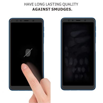 Комплект защитных стекол ITIETIE Silk Printing 2.5D для Samsung Galaxy A7 2018 (A750) - Black