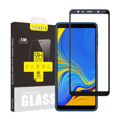 Комплект защитных стекол ITIETIE Silk Printing 2.5D для Samsung Galaxy A7 2018 (A750) - Black