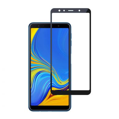 Комплект защитных стекол ITIETIE Silk Printing 2.5D для Samsung Galaxy A7 2018 (A750) - Black