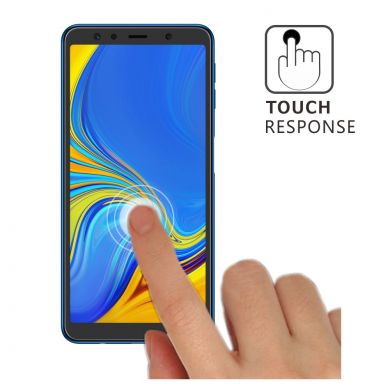 Комплект защитных стекол ITIETIE Silk Printing 2.5D для Samsung Galaxy A7 2018 (A750) - Black