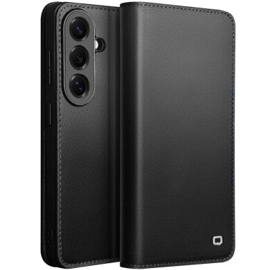 Шкіряний чохол QIALINO Wallet Case для Samsung Galaxy S26 Plus - Black
