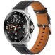 Шкіряний ремінець Deexe Classic для Samsung Galaxy Watch 8 (40/44mm) / 8 Classic - Black