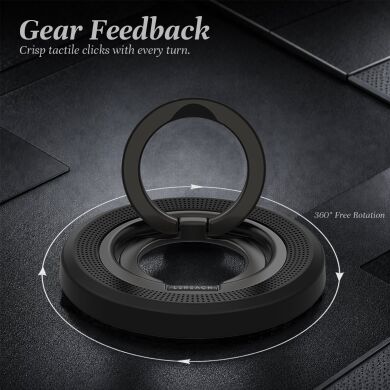 Магнитное кольцо-держатель LEREACH Triple Ring - Black