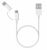 Оригінальний кабель Xiaomi 2 in 1 (microUSB - Type C) 1m - White