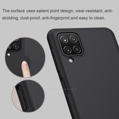 Пластиковый чехол NILLKIN Frosted Shield для Samsung Galaxy A12 (A125) / A12 Nacho (A127) - Black
