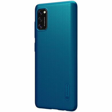 Пластиковый чехол NILLKIN Frosted Shield для Samsung Galaxy A41 (A415) - Blue