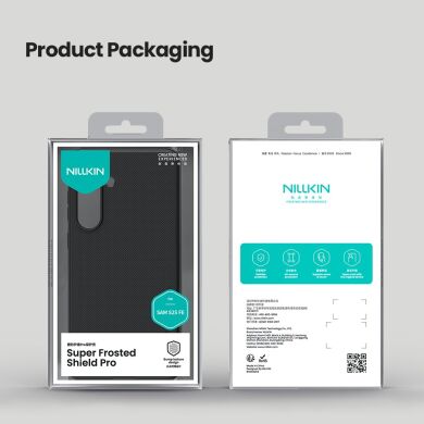 Пластиковый чехол NILLKIN Frosted Shield Pro для Samsung Galaxy S25 FE (S731) - Black