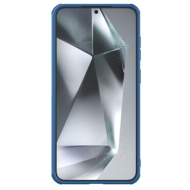 Пластиковый чехол NILLKIN Frosted Shield Pro для Samsung Galaxy S25 (S931) - Blue