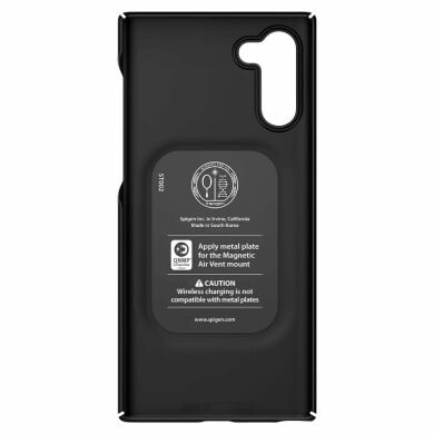 Пластиковый чехол Spigen (SGP) Thin Fit для Samsung Galaxy Note 10 (N970) - Black