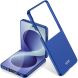 Пластиковый кейс GKK Hard Shell (FF) для Samsung Galaxy Flip 8 - Blue. Фото 1 из 9
