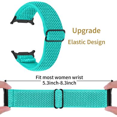 Ремінець Deexe Braided Strap для Samsung Galaxy Watch 8 (40/44mm) / 8 Classic (43/47mm) / Ultra 2 - Mint Green