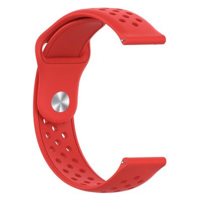 Ремешок Deexe Holes Strap для Samsung Galaxy Gear S3 - Red