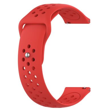 Ремешок Deexe Holes Strap для Samsung Galaxy Gear S3 - Red