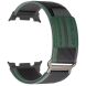 Ремешок Deexe Nylon Magic Tape для Samsung Galaxy Watch 8 (40/44mm) / 8 Classic - Green / Black. Фото 1 из 3