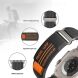 Ремінець Deexe Nylon Magic Tape для Samsung Galaxy Watch 8 (40/44mm) / 8 Classic - Black