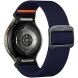 Ремешок Deexe Orbit Flex для Samsung Galaxy Watch 4 / 5 / 6 / 7 / FE (40mm) - Dark Blue. Фото 1 из 5