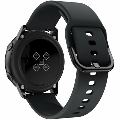Ремінець Deexe Soft Silicone для годинників з шириною кріплення 22мм - Black