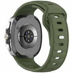 Ремешок Deexe Sport Band для Samsung Galaxy Watch 8 (40/44mm) / 8 Classic - Army Green