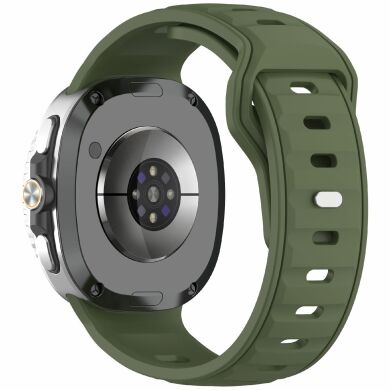Ремешок Deexe Sport Band для Samsung Galaxy Watch 8 (40/44mm) / 8 Classic - Army Green
