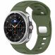 Ремешок Deexe Sport Band для Samsung Galaxy Watch 8 (40/44mm) / 8 Classic - Army Green. Фото 2 из 6