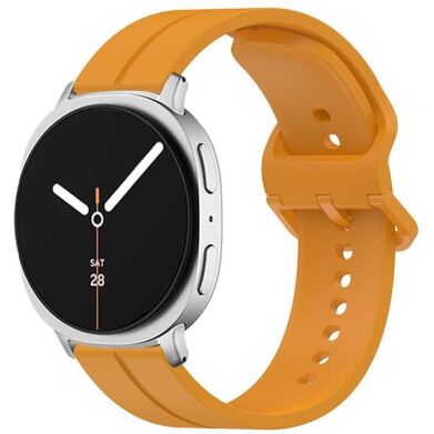 Ремешок KALEBOL Groove Design для Samsung Galaxy Watch 8 (40/44mm) / 8 Classic - Yellow