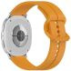Ремешок KALEBOL Groove Design для Samsung Galaxy Watch 8 (40/44mm) / 8 Classic - Yellow. Фото 1 из 5