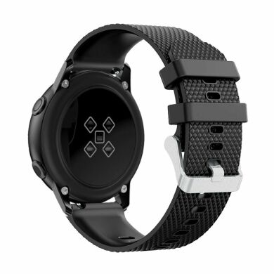 Ремінець UniCase Rhombus Texture для Samsung Watch Active / Active 2 40mm / Active 2 44mm - Black