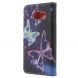 Чохол Deexe Color Wallet для Samsung Galaxy A3 2016 (A310), Butterfly Pattern
