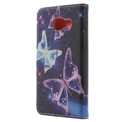 Чохол Deexe Color Wallet для Samsung Galaxy A3 2016 (A310), Butterfly Pattern