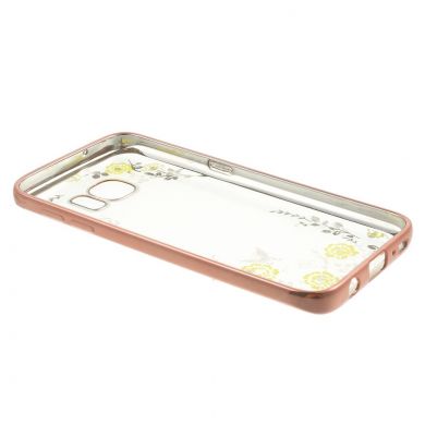 Силиконовый чехол Deexe Shiny Cover для Samsung Galaxy S7 (G930) - Gold