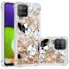 Силиконовый (TPU) чехол Deexe Fashion Glitter для Samsung Galaxy A22 (A225) / M22 (M225) - Black and White Dog. Фото 1 из 7