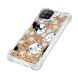 Силиконовый (TPU) чехол Deexe Fashion Glitter для Samsung Galaxy A22 (A225) / M22 (M225) - Black and White Dog. Фото 4 из 7