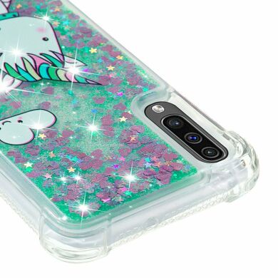 Силіконовий (TPU) чохол Deexe Fashion Glitter для Samsung Galaxy A50 (A505) / A30s (A307) / A50s (A507), Unicorn
