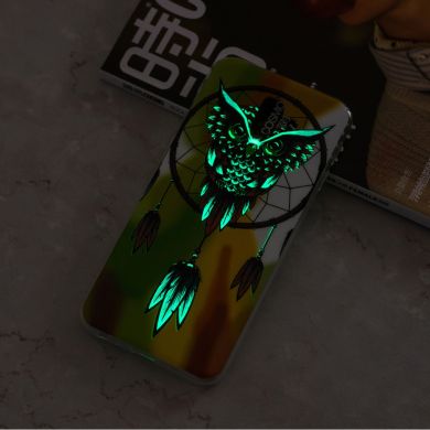 Силіконовий (TPU) чохол Deexe LumiCase для Samsung Galaxy J6+ (J610), Owl Dream Catcher