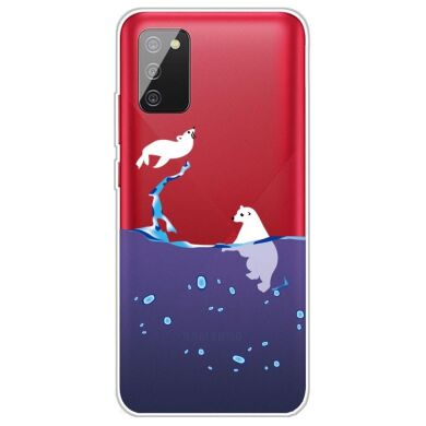 Силіконовий (TPU) чохол Deexe Pretty Glossy для Samsung Galaxy A02s (A025) - Polar Bear
