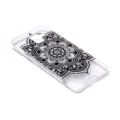 Силіконовий (TPU) чохол Deexe Pretty Glossy для Samsung Galaxy A6 2018 (A600) - Black Mandala