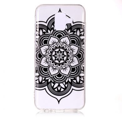 Силіконовий (TPU) чохол Deexe Pretty Glossy для Samsung Galaxy A6 2018 (A600) - Black Mandala