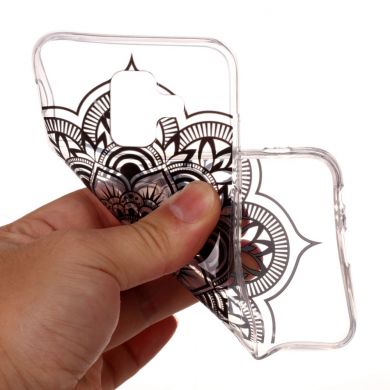 Силіконовий (TPU) чохол Deexe Pretty Glossy для Samsung Galaxy A6 2018 (A600) - Black Mandala