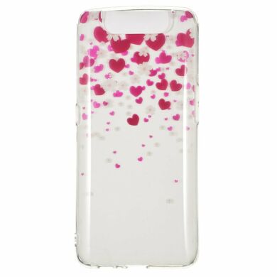 Силіконовий (TPU) чохол Deexe Pretty Glossy для Samsung Galaxy A80 (A805), Hearts